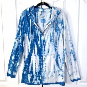 On The Byas Men's Tie Dye Zipper Hoodie (EUC) L